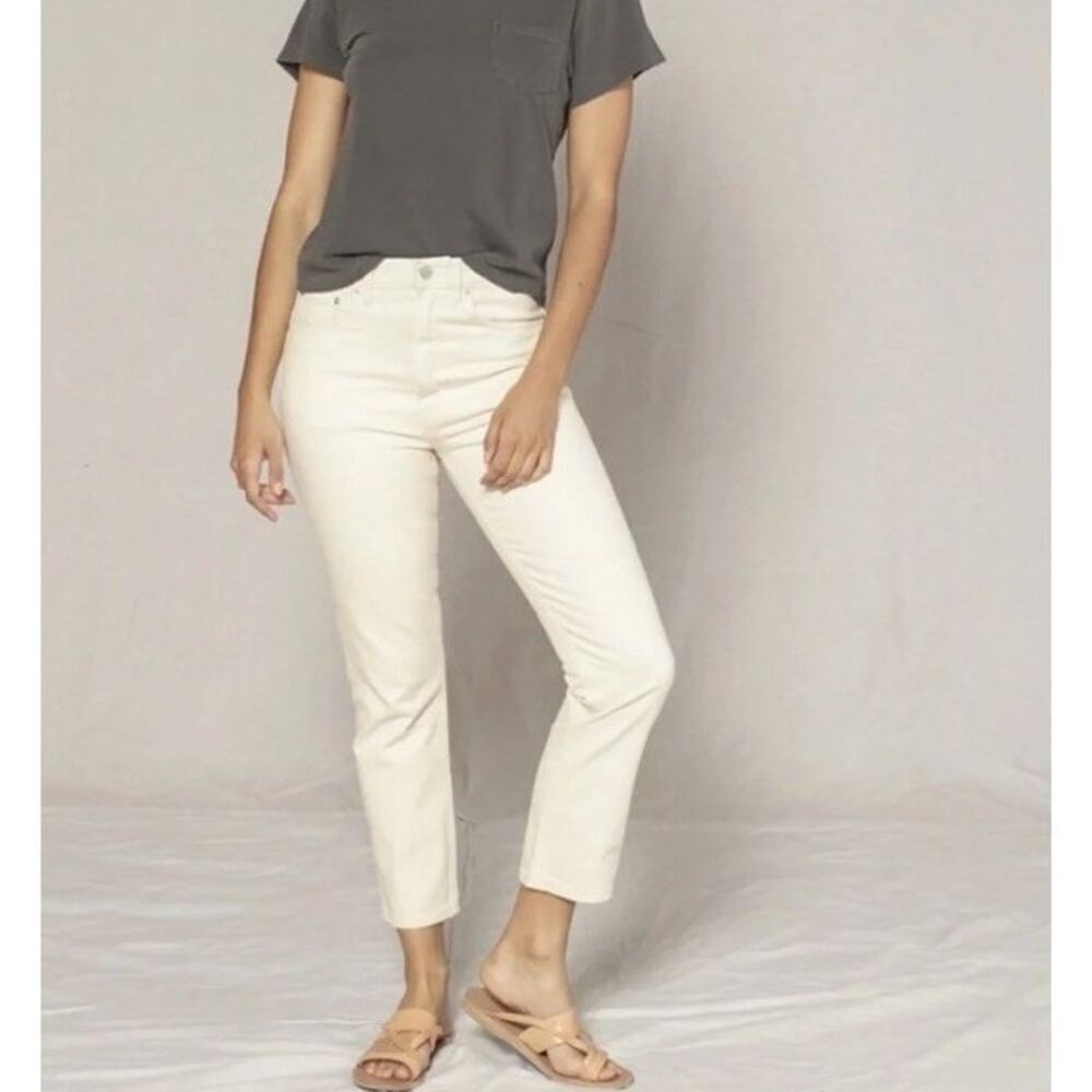 NWT Outerknown SEA Jeans Women's Dune High Rise Slim Fit Size 29”x26” Actual 32”